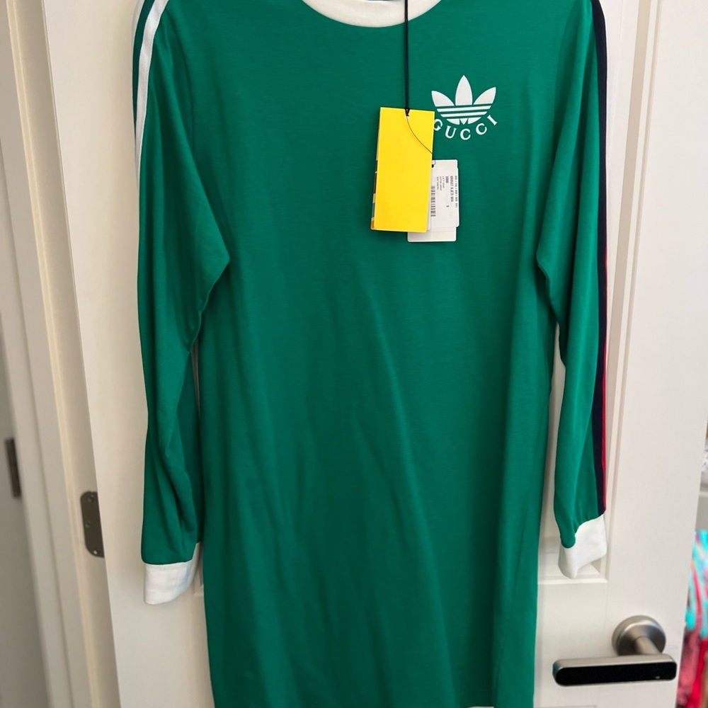 Gucci Green Long Sleeve Dress